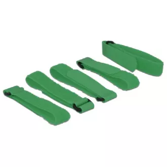 Delock Hook-and-loop fasteners L 300 mm x W 20 mm 5 pieces with loop green Delock Hook-and-loop fasteners L 300 mm x W 20 mm 5 pieces with loop green