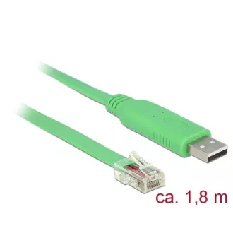 Delock Adaptér USB 2.0 Typ-A samec > 1 x Serial RS-232 RJ45 samec Delock Adaptér USB 2.0 Typ-A samec > 1 x Serial RS-232 RJ45 samec