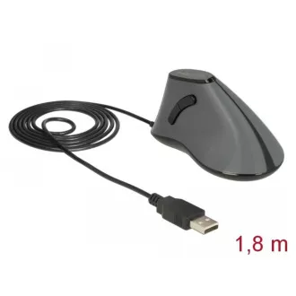 Delock Ergonomická vertikální optická 5-tlačítková USB myš Delock Ergonomická vertikální optická 5-tlačítková USB myš