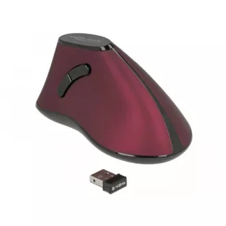 Delock Ergonomická vertikální optická 5-tlačítková myš 2.4 GHz bezdrátová Delock Ergonomická vertikální optická 5-tlačítková myš 2.4 GHz bezdrátová