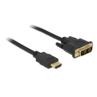 Delock DVI kabel – DVI-D 18+1 samec > HDMI A samec 2 m Delock DVI kabel – DVI-D 18+1 samec > HDMI A samec 2 m