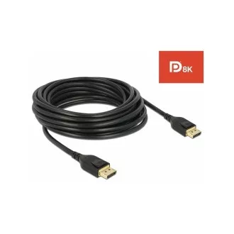 Delock DisplayPort kabel 8K 60 Hz 5 m DP 8K certifikováno Delock DisplayPort kabel 8K 60 Hz 5 m DP 8K certifikováno