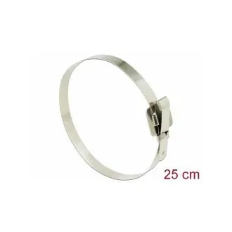 Delock Kabelové pásky z ušlechtilé oceli opětovně použitelné se sklopnou sponou D 250 x Š 10 mm 10 kusů Delock Kabelové pásky z ušlechtilé oceli opětovně použitelné se sklopnou sponou D 250 x Š 10 mm 10 kusů