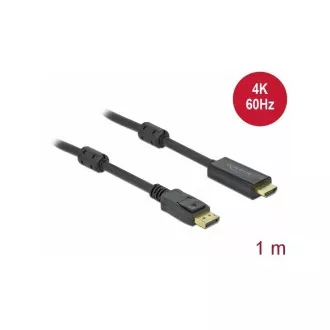 Delock Kabel z Active DisplayPort 1.2 na HDMI, 4K, 60 Hz 1 m Delock Kabel z Active DisplayPort 1.2 na HDMI, 4K, 60 Hz 1 m