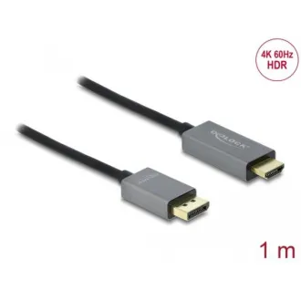 Delock Kabel z Active DisplayPort 1.4 na HDMI, 4K, 60 Hz (HDR), 1 m Delock Kabel z Active DisplayPort 1.4 na HDMI, 4K, 60 Hz (HDR), 1 m