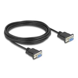 Delock Sériový kabel rozhraní RS-232 D-Sub9, ze zásuvkový na zásuvkový, délky 5 m Delock Sériový kabel rozhraní RS-232 D-Sub9, ze zásuvkový na zásuvkový, délky 5 m