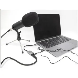 Delock Externí zvuková karta USB Type-C s audio adaptérem Plug & Play, 2 x 3,5 mm stereo jack Delock Externí zvuková karta USB Type-C s audio adaptérem Plug & Play, 2 x 3,5 mm stereo jack
