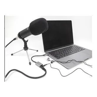 Delock Externí zvuková karta USB Type-C s audio adaptérem Plug & Play, 2 x 3,5 mm stereo jack Delock Externí zvuková karta USB Type-C s audio adaptérem Plug & Play, 2 x 3,5 mm stereo jack