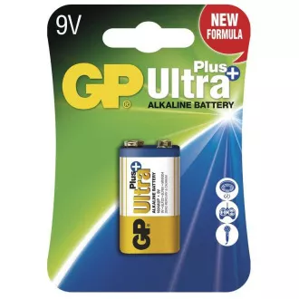 GP 9V Ultra Plus, alkalická (6LR61) - 1 ks GP 9V Ultra Plus, alkalická (6LR61) - 1 ks