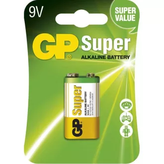 GP 9V Super alkalická (6LR61)- 1 ks GP 9V Super alkalická (6LR61)- 1 ks