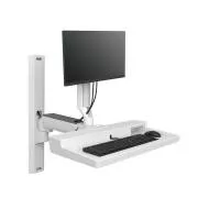 Ergotron CareFit Combo System bílý, nástěnný držák LCD, klávesnice+ myš