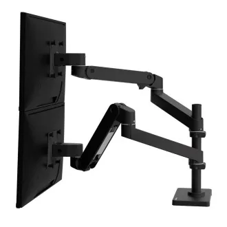 ERGOTRON LX Pro Dual Stacking Arm, stolní dvouramenný držák pro 2 monitry, černá ERGOTRON LX Pro Dual Stacking Arm, stolní dvouramenný držák pro 2 monitry, černá