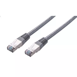 C-TECH Kabel patchcord Cat5e, FTP, šedý, 0,5m C-TECH Kabel patchcord Cat5e, FTP, šedý, 0,5m
