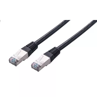 C-TECH Kabel patchcord Cat5e, FTP, černý, 0,25m C-TECH Kabel patchcord Cat5e, FTP, černý, 0,25m