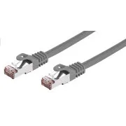 C-TECH Kabel patchcord Cat6, FTP, šedý, 5m