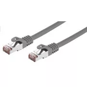 C-TECH Kabel patchcord Cat6, FTP, šedý, 15m
