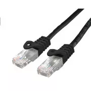 C-TECH Kabel patchcord Cat6, UTP, černý, 5m