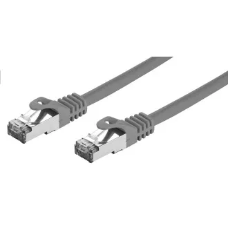 C-TECH Kabel patchcord Cat7, S/FTP, šedý, 10m C-TECH Kabel patchcord Cat7, S/FTP, šedý, 10m