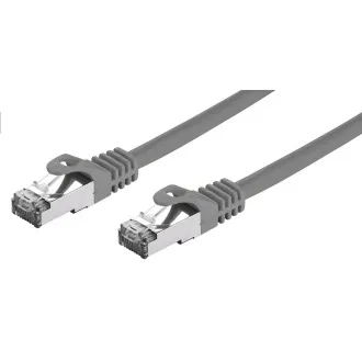 C-TECH Kabel patchcord Cat7, S/FTP, šedý, 15m C-TECH Kabel patchcord Cat7, S/FTP, šedý, 15m