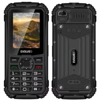 EVOLVEO StrongPhone Q1, vodotěsný odolný Dual SIM telefon, černý EVOLVEO StrongPhone Q1, vodotěsný odolný Dual SIM telefon, černý