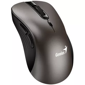 Genius Ergo 8100S Myš, bezdrátová, ergonomická, optická, 1600DPI, 6 tlačítek, USB, titanová Genius Ergo 8100S Myš, bezdrátová, ergonomická, optická, 1600DPI, 6 tlačítek, USB, titanová