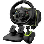 Genius GX Gaming SpeedMaster X2, Volant, pedály, řadicí páka, pro PC, PS3, PS4, PS5*, Xbox One, Xbox Series X a Xbox 360