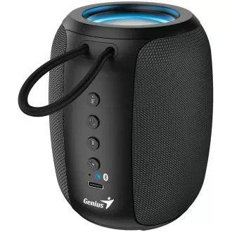 Genius SP-915BT Reproduktor, bezdrátový, Bluetooth, 5W, LED podsv.,USB-C,výdrž až 6 hod.,mikrofon, podpora Copilot,šedo-černá Genius SP-915BT Reproduktor, bezdrátový, Bluetooth, 5W, LED podsv.,USB-C,výdrž až 6 hod.,mikrofon, podpora Copilot,šedo-černá