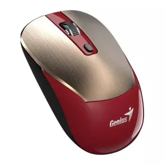 Genius NX-7125 Myš, bezdrátová, optická, 1200DPI, 4 tlačítka, Copilot, 2,4GHz, USB-A, 1× AA baterie, červeno-zlatá Genius NX-7125 Myš, bezdrátová, optická, 1200DPI, 4 tlačítka, Copilot, 2,4GHz, USB-A, 1× AA baterie, červeno-zlatá