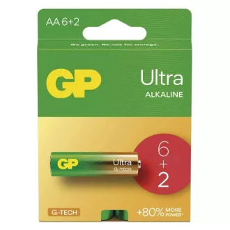 GP AA Ultra alkalická (LR6) - 8 ks GP AA Ultra alkalická (LR6) - 8 ks