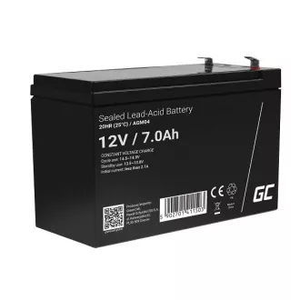 Green Cell AGM VRLA 12V 7Ah maintenance-free battery for UPS units Green Cell AGM VRLA 12V 7Ah maintenance-free battery for UPS units