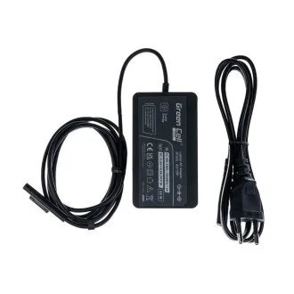 Green Cell PRO 1706 65W 15V 4A Charger Adapter for Microsoft Surface Laptop, Pro, Book, Go Green Cell PRO 1706 65W 15V 4A Charger Adapter for Microsoft Surface Laptop, Pro, Book, Go