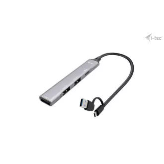 I-Tec USB-A/USB-C Metal HUB 1x USB-C 3.1 + 3x USB 2.0 I-Tec USB-A/USB-C Metal HUB 1x USB-C 3.1 + 3x USB 2.0