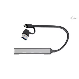 I-Tec USB-A/USB-C Metal HUB 1x USB-C 3.1 + 3x USB 2.0 I-Tec USB-A/USB-C Metal HUB 1x USB-C 3.1 + 3x USB 2.0