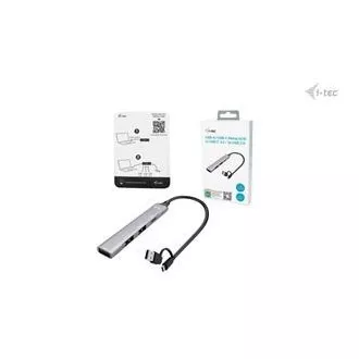 I-Tec USB-A/USB-C Metal HUB 1x USB-C 3.1 + 3x USB 2.0 I-Tec USB-A/USB-C Metal HUB 1x USB-C 3.1 + 3x USB 2.0