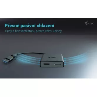 I-Tec USB-A/USB-C Dual 4K DP Video Adapter I-Tec USB-A/USB-C Dual 4K DP Video Adapter