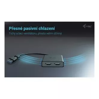 I-Tec USB-A/USB-C Dual 4K HDMI Video Adapter