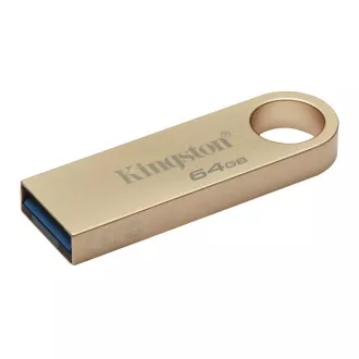 KINGSTON 64GB 220MB/s Kovový USB 3.2 Gen 3 DataTraveler SE9 G3 KINGSTON 64GB 220MB/s Kovový USB 3.2 Gen 3 DataTraveler SE9 G3