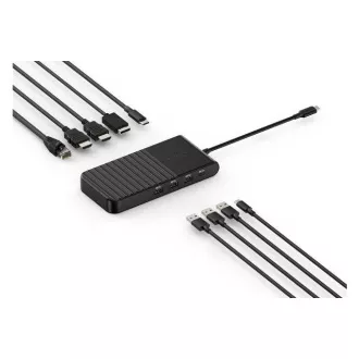 Kensington UH1500P EQ USB-C mobilní dokovací stanice s podporou 3 monitorů Kensington UH1500P EQ USB-C mobilní dokovací stanice s podporou 3 monitorů