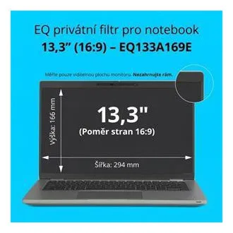 Kensington EQ privátní filtr pro notebook 13.3'' 16:9 Kensington EQ privátní filtr pro notebook 13.3'' 16:9