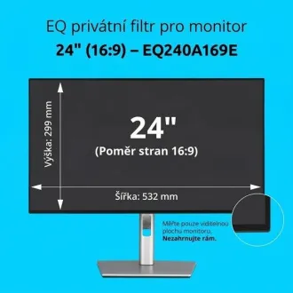Kensington EQ privátní filtr pro monitor 24'' 16:9