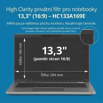 Kensington High Clarity privátní filtr pro notebook 13.3'' 16:10 Kensington High Clarity privátní filtr pro notebook 13.3'' 16:10
