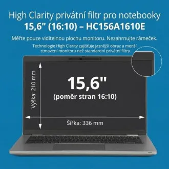 Kensington High Clarity privátní filtr pro notebook 15.6'' 16:10 Kensington High Clarity privátní filtr pro notebook 15.6'' 16:10