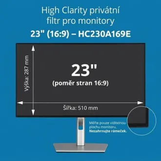 Kensington High Clarity privátní filtr pro monitor 23'' 16:9