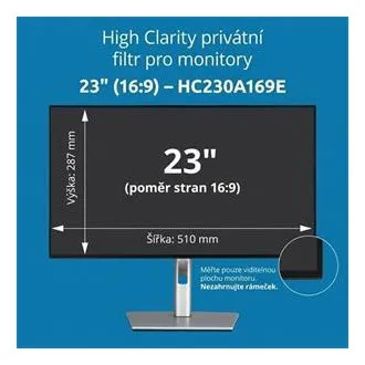 Kensington High Clarity privátní filtr pro monitor 23'' 16:9