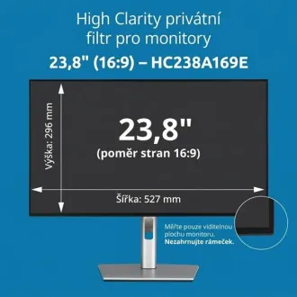 Kensington High Clarity privátní filtr pro monitor 23.8'' 16:9