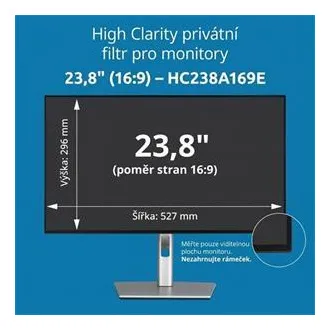 Kensington High Clarity privátní filtr pro monitor 23.8'' 16:9