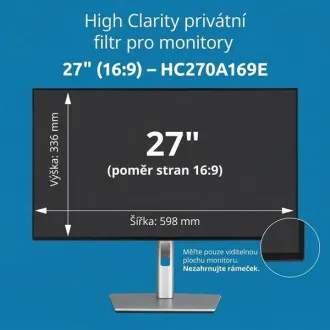 Kensington High Clarity privátní filtr pro monitor 27'' 16:9 Kensington High Clarity privátní filtr pro monitor 27'' 16:9