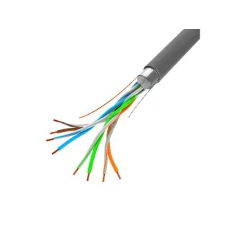 LANBERG LAN KABEL FTP 305M PEVNÝ CCA ŠEDÝ LANBERG LAN KABEL FTP 305M PEVNÝ CCA ŠEDÝ
