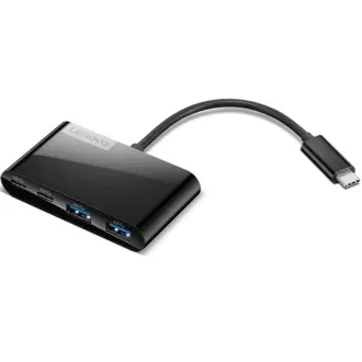 Lenovo Hub Select 4-Port USB-C, 2x USB-A + 2x USB-C, černý Lenovo Hub Select 4-Port USB-C, 2x USB-A + 2x USB-C, černý