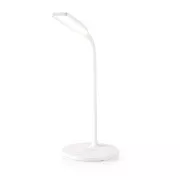 Nedis LTLGQ4M2WT - LED lampička s bezdrátovou nabíječkou | Stmívač | 15 W | S tlumením | Bílá barva